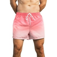 Muške plažne kratke hlače Gradijentne struke struka ravne noge s džepovima Ležerne prilike ljeti brze