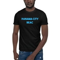 Plavi Panama City Beac Skraćena pamučna majica kratkih rukava od nedefiniranih poklona