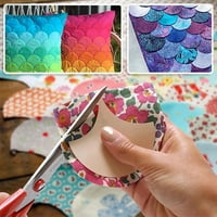 Wofedyo Cupcake Liners Papir Predložak cvjetni papir Pljuskovi za patchwork Quilting Kuhinja  INING
