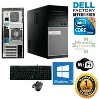 Desktop Computer Dell Tower I7- Quad 3.40GHz 8GB RAM 500GB SSD + 1TB Storage Windows Pro - rabljena