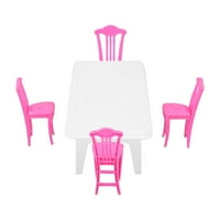 Dollhouse Stol stol set Set Inovativna simulacija 1: Minijaturna stolica za trpezariju za ukrašavanje