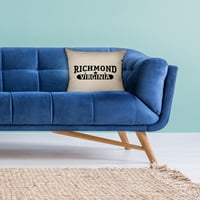 Trendy Richmond, Virdžinija sa zvezdama ukrasna posteljina bacač jastuk jastuk sa umetanjem