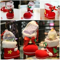 Božićne čarape Dekoracija Privjesci Candy Boots Creative poklon torba čizme Poklon torba