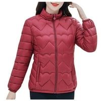 Tking modne ženske dukseve casual kratka pamučna jakna hljeb kaput zimska jakna pamučna odjeća vino l