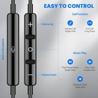 C slušalice za Samsung S22 + Ultra, USB tipa C slušalice HiFi stereo slušalice ožičene magnetne USB