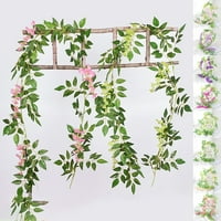 Umjetna vijenca lažne biljke Ivy Wisteria Cvijeće Viseće biljke Vjenčani dekor
