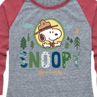 Kikiriki - Ranger Snoopy - Ženska grafička majica Raglan