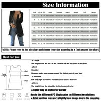 Ženske bluze Žene Čvrsti otvoreni prednji džepovi Cardigan Formalno odijelo s dugim rukavima