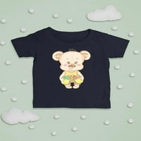Slatki medvjedić sa medom majica za dojenčad -Image by Shutterstock, meseci