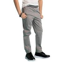 Dječaci Twill Twill elastični struk povlačenje modernih chino hlača, veličina: 2T - XL