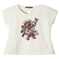 Aztec Boyes - tiskana pamučna modna casual haba majica plus veličine wts_ 2xl