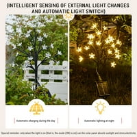 Viadha solarni vrt vanjski svjetla: solarni svijetlo ukrasni sa režimima osvjetljenja - za vrt, zabavu,