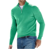 Hinvhai zimski kaputi za muškarce, muške vunene džemper stand up collar pulovernim pulovernim puloverima
