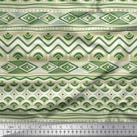 Soimoi pamučna patka tkanina Aztec Geometrijska tiskana tkanina od dvorišta široka
