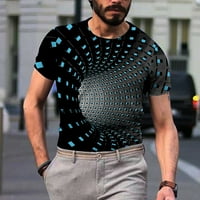 MENS PLUS Veličina Košulje za čišćenje unise dnevno majica 3D ispis grafički otisci životinjski tisak dugih rukava na dugim rukavima, casual blue