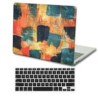 Kaishek plastična zaštitna futrola tvrdi pokrivač samo kompatibilan. Otpustite MacBook Air S Touch ID + crni poklopac tastature Model: slika A 0678