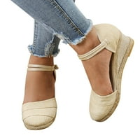 Žene Ripple Sandale Platform Wedge Sandals Fashion Svestrane pletenice Sandale za dizanje kolica