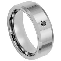 Prilagođeni personalizirani graviranje vjenčanog prstena za vjenčanje za njega i njezina veliku polirana