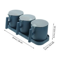 Set Kuhinjski začinski okviri za skladištenje za začine limenke za skladištenje kontejnera za kuhinju