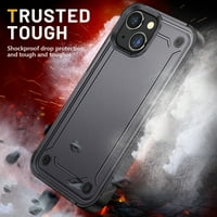 iPhone futrola, allytech tanka tanka tvrda + mekani silikonski TPU otporan na udar, zaštitni telefon