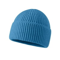 Guvpev ženska vuna od vune sklopiva ribarski šešir, ležerni modni šešir - plava, jedna veličina