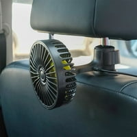 Ventilator automobila USB ventilator 360 ° okretni ventilator za cirkulaciju zraka za vozilo, hlađenja