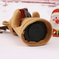 Wiueurtly Strojna ornament blistavi božićni ukras božićni jelen Električna igračka božićna muzička lutka
