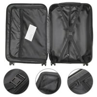 Gosun set kofer kofer za prtljag prtljage ABS kolica za laganu trajni kofer dvostruki kotači koferi