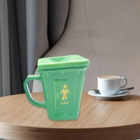 Novost šalica za kafu, čučnjevi poklopac, škakljivi pokloni, 350ml Udoban zahvat za kućnu ured ličnosti