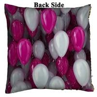 Baloni ružičasti i bijeli pozadinski jastuk na jastuku Početna Dekor jastuk