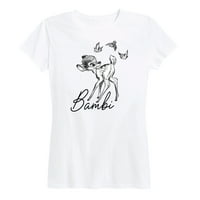 Bambi - Bambi Sketch Art - Grafička majica kratkih rukava s kratkim rukavima