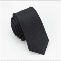 Muška klasična čvrsta kravata, crna