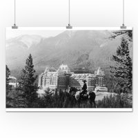 Banff, Alberta, Kanada - Vanjski pogled na Hotel Banff Springs