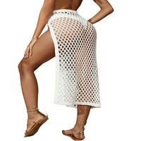 SprifallBaby Women Pletene Bikini Poklopac UPS Ljetni krošnik Clocut Split Suknja za kupaći kostim za