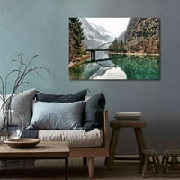 Minimoto Mountain River View platnene slike Otisci zidni dekor Poster Unformed veličina