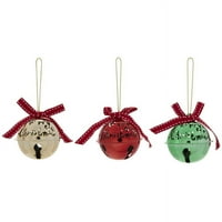 Sretan božićni jingle zvona metalni ukrasi Božićno drvo brojevi kućnog ukrasa