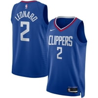 Unise Nike Kawhi Leonard Royal La Clippers Swingman Jersey - Icon Edition