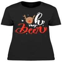 Oh moja jelena božićna majica žena -image by shutterstock, ženska XX-velika