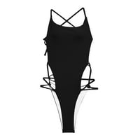 Aaiyomet ženska modna kupaći kostim Solid Boja Bikini kupaći kostimi za kupaće kostimu Ženska kupaći