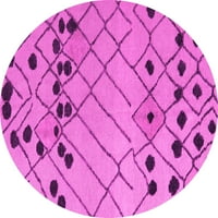 Ahgly Company u zatvorenom okruglom sažetkom ružičaste moderne prostirke, 5 'krug