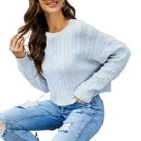 Trendvibe Ženski džemper Ležerne prilike s dugim rukavima Poliester ženski dugi rukav Mekani vrhovi