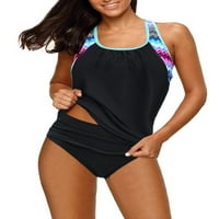 Ženski tankini kupaći kostimi Bikini setovi kupaći kupaći kupaći kostim tankini set trkača na leđima