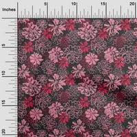 Onuone pamučni dres ružičaste tkanine cvjetni retro šivaći materijal za ispis tkanine sa dvorištem široko