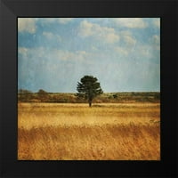 Gendrau, Katherine Crna modernog uokvirenog muzeja Art Print pod nazivom - usamljeno drvo