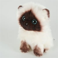 Za baby slatke poklon sekve na kućno dekor smeđe i bijele mačke plišane igračke punjene igračke Ragdoll mačke punjene životinje