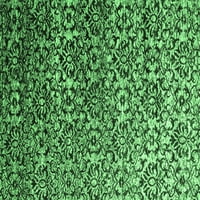 Ahgly Company Indoreni pravokutnik Sažetak Smaragd zeleni zeleni sa suvremenim područjem, 4 '6 '