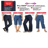 Žena unutar ženskog plus veličine Flex-Fit-on Bootcut Jean Jean