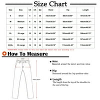Amidoa Muškarci Ležerni modni modni gumb za ispis Zipper Custom Fit Neregularne traperice Plus size