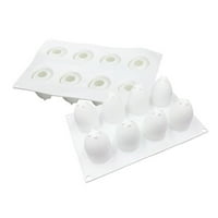 Yuedong Uskršnja jaja silikonska kalupa jaja DIY šećerna plovila Non Stick Desert Alat Dekoracija za