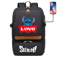 Bzdaisy multi-džepna ruksaka s USB punjenjem i 15 '' prijenosom prijenosnog računala - Lilo & Stitch